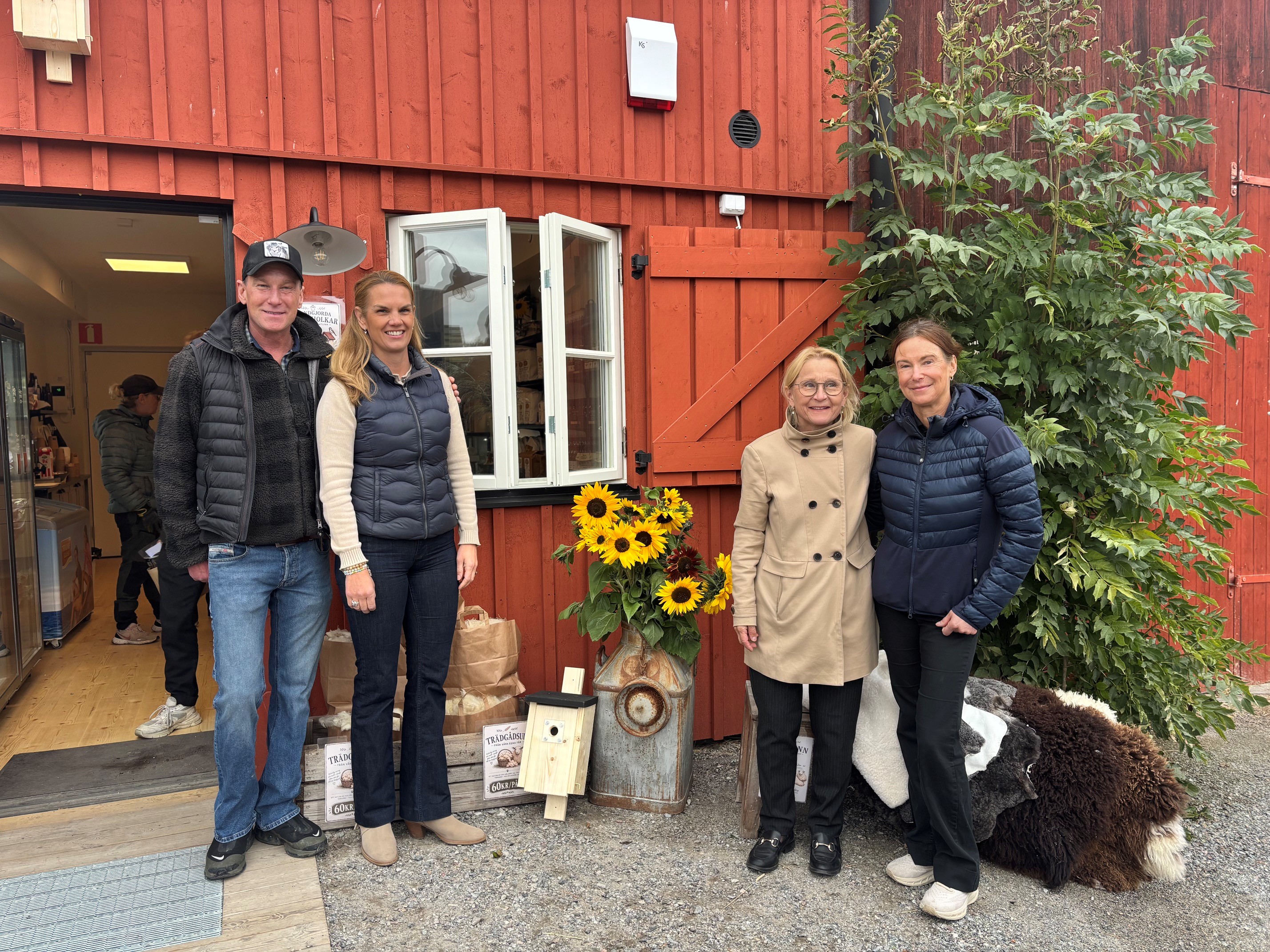 Invigning av handelsboden på Bögs gård 
